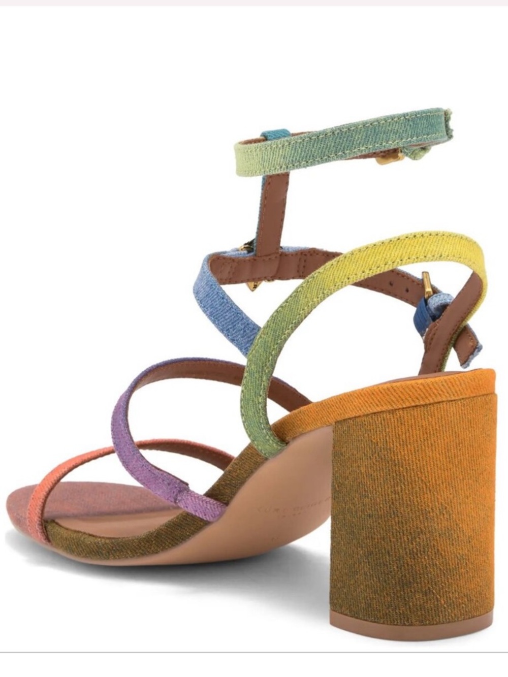 Kurt Geiger Hampton Rainbow Heel Sandals Size 37 / 7 - Picture 2 of 10